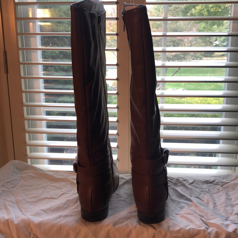 Tan Tall Boots By Mia